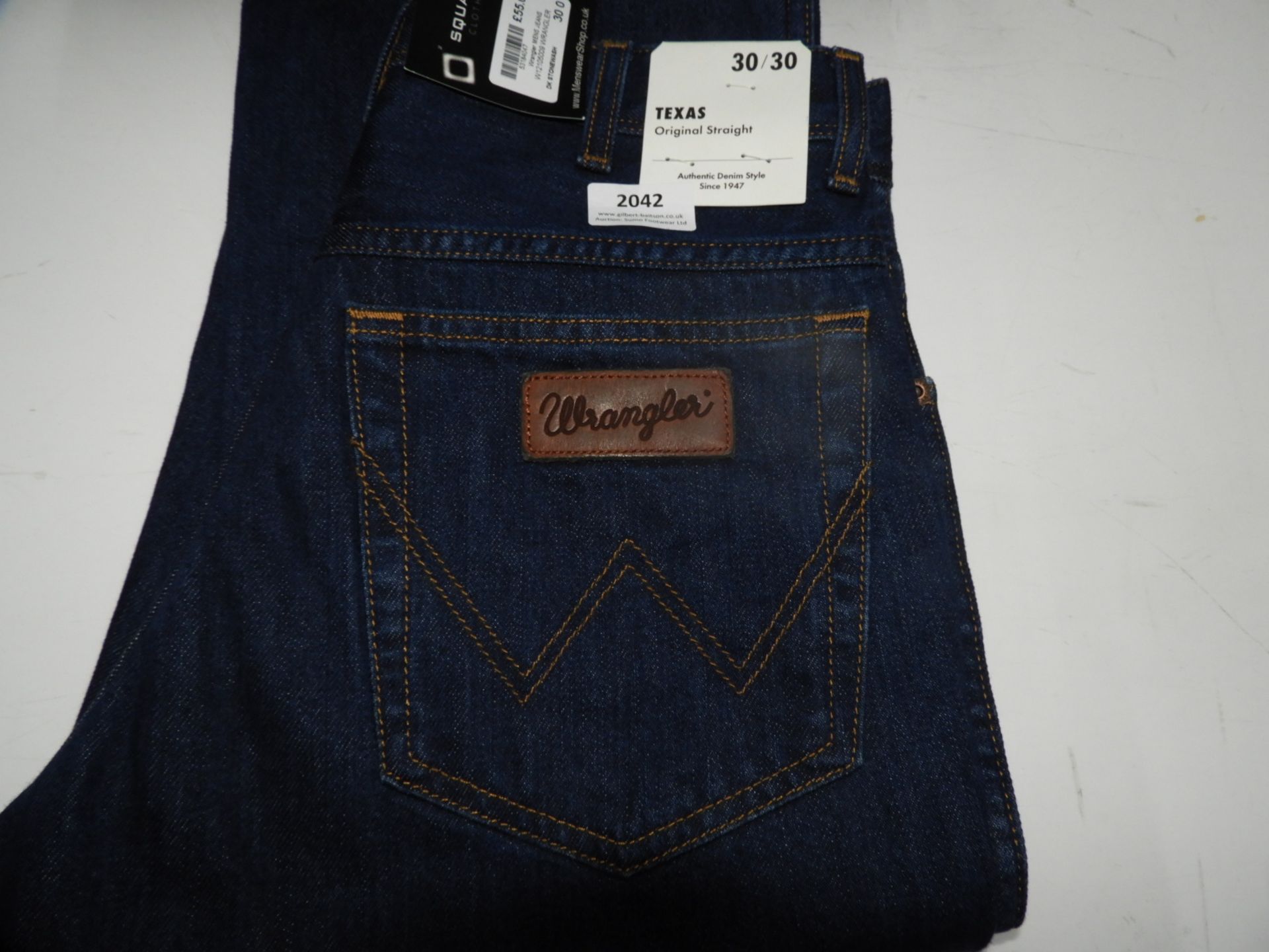 *Wrangler Texas Original Straight Denim Jeans Size