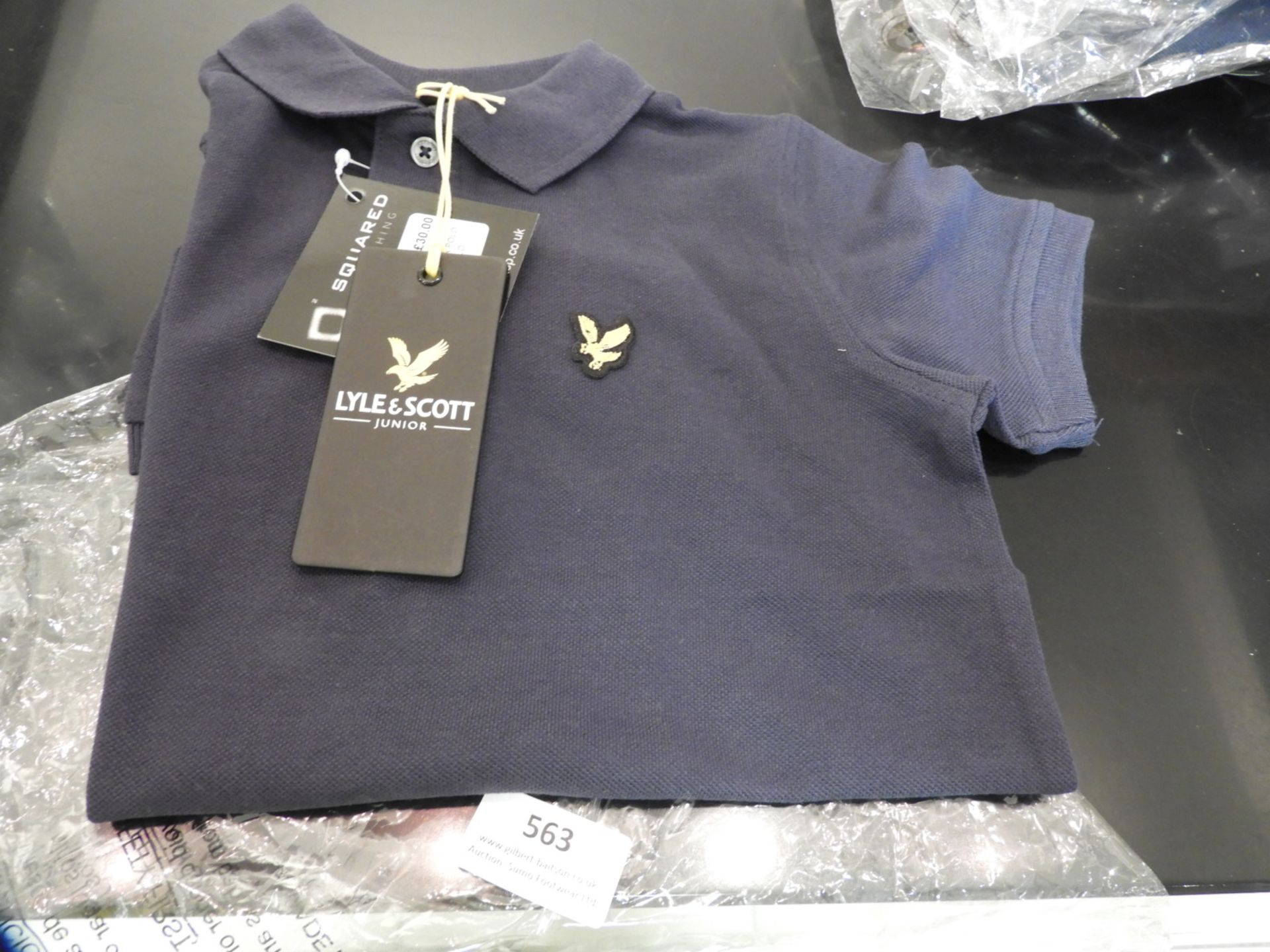 Lyle & Scott Junior Polo Shirt (Navy Blue) Size: 6