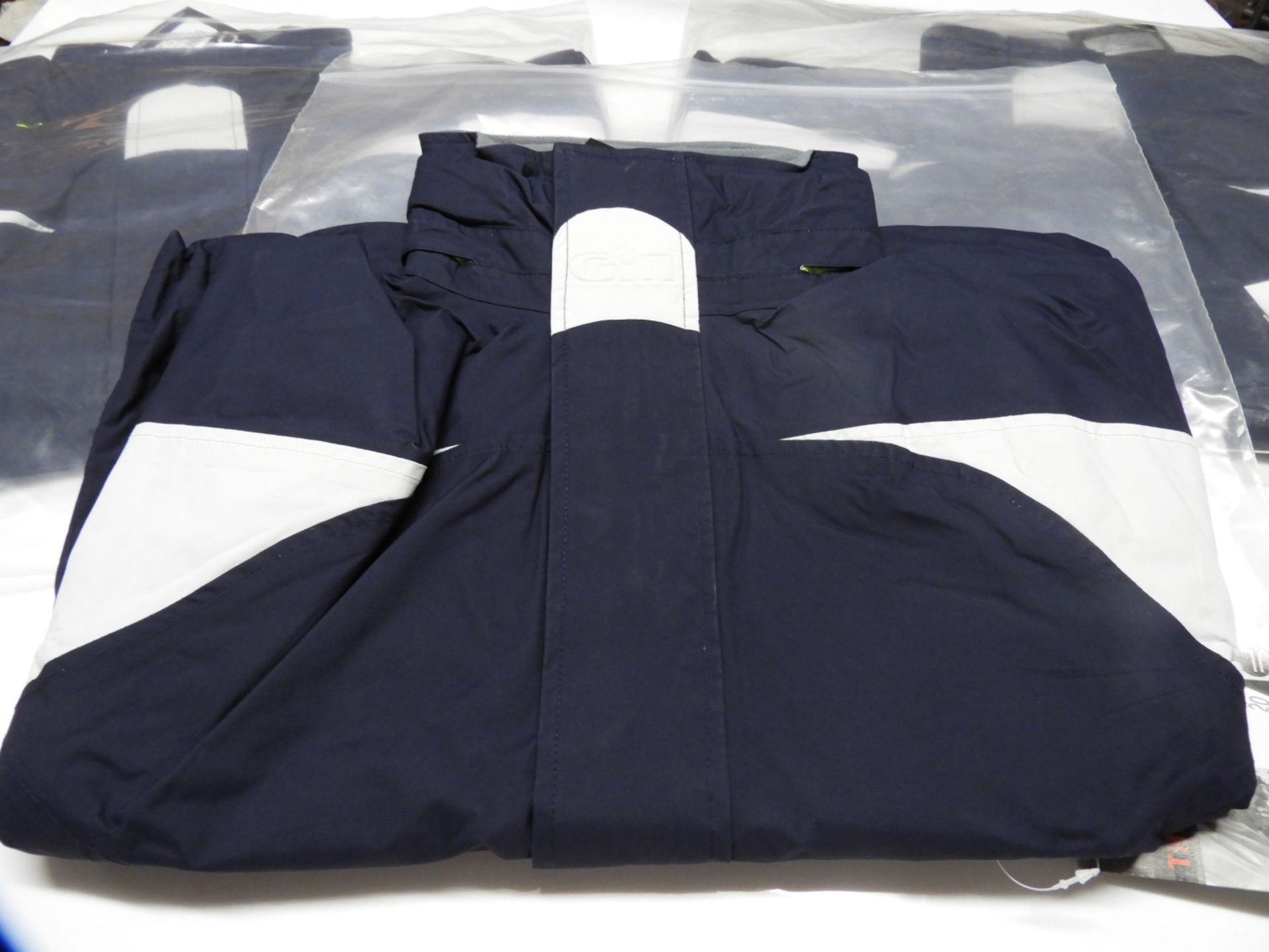 Three Gill Sailing Jackets (Navy & White) Size: Ju