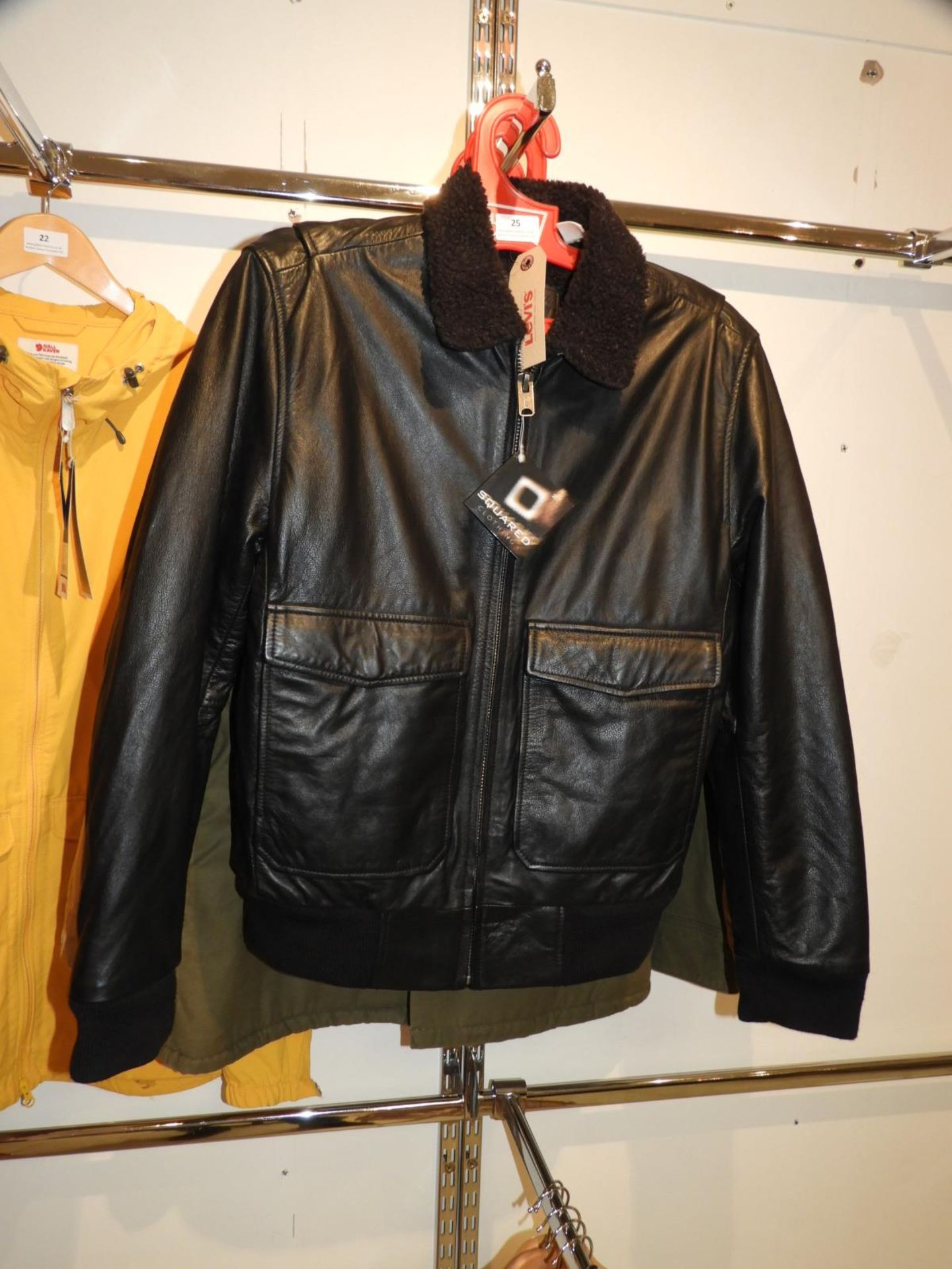 *Levi Mens Flight Jacket Size: Small