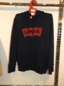 *Levi Mens Hoodie Top Size: Small