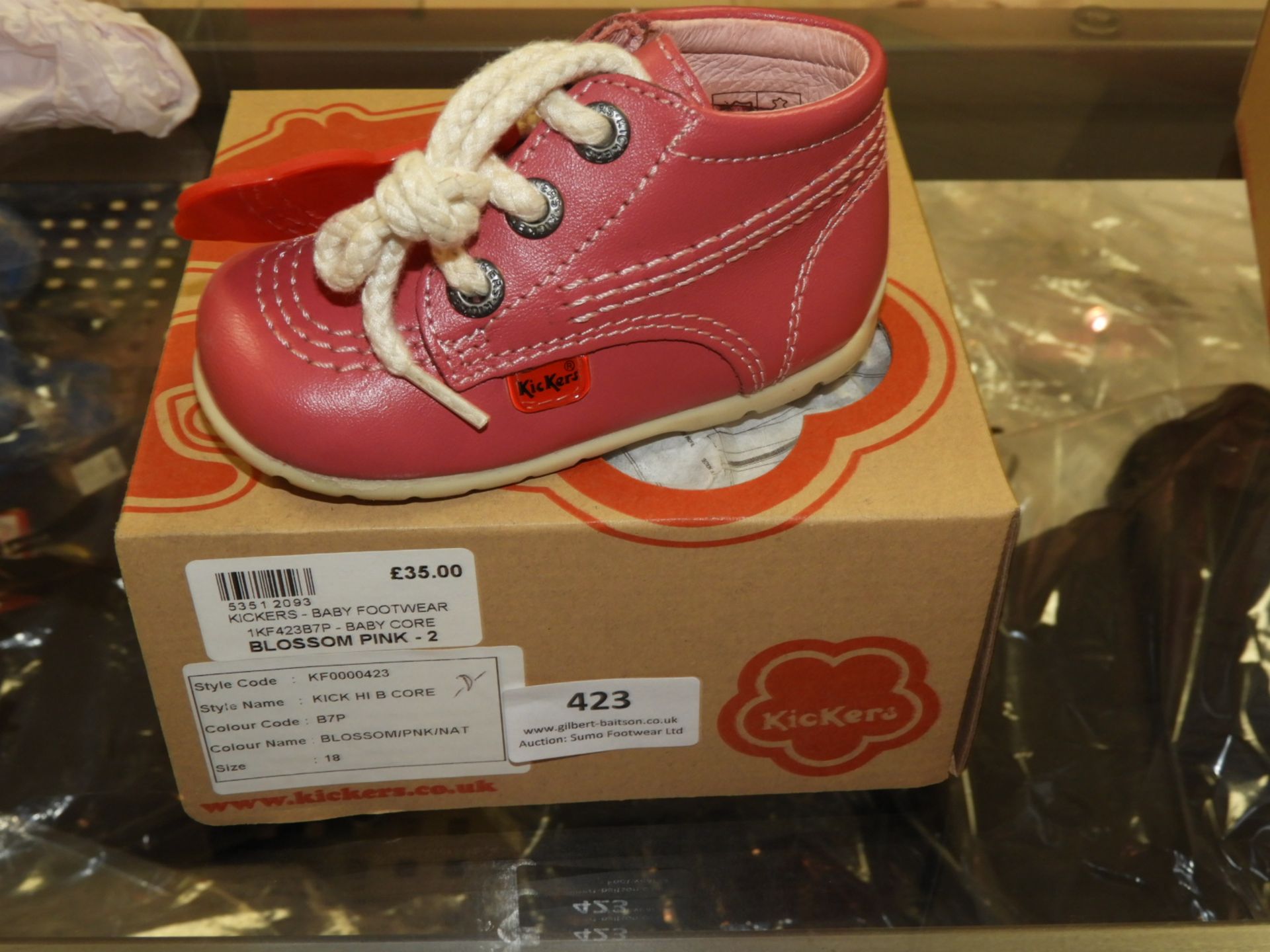 Pair of Childrens Kickers (Pink) Size: 18
