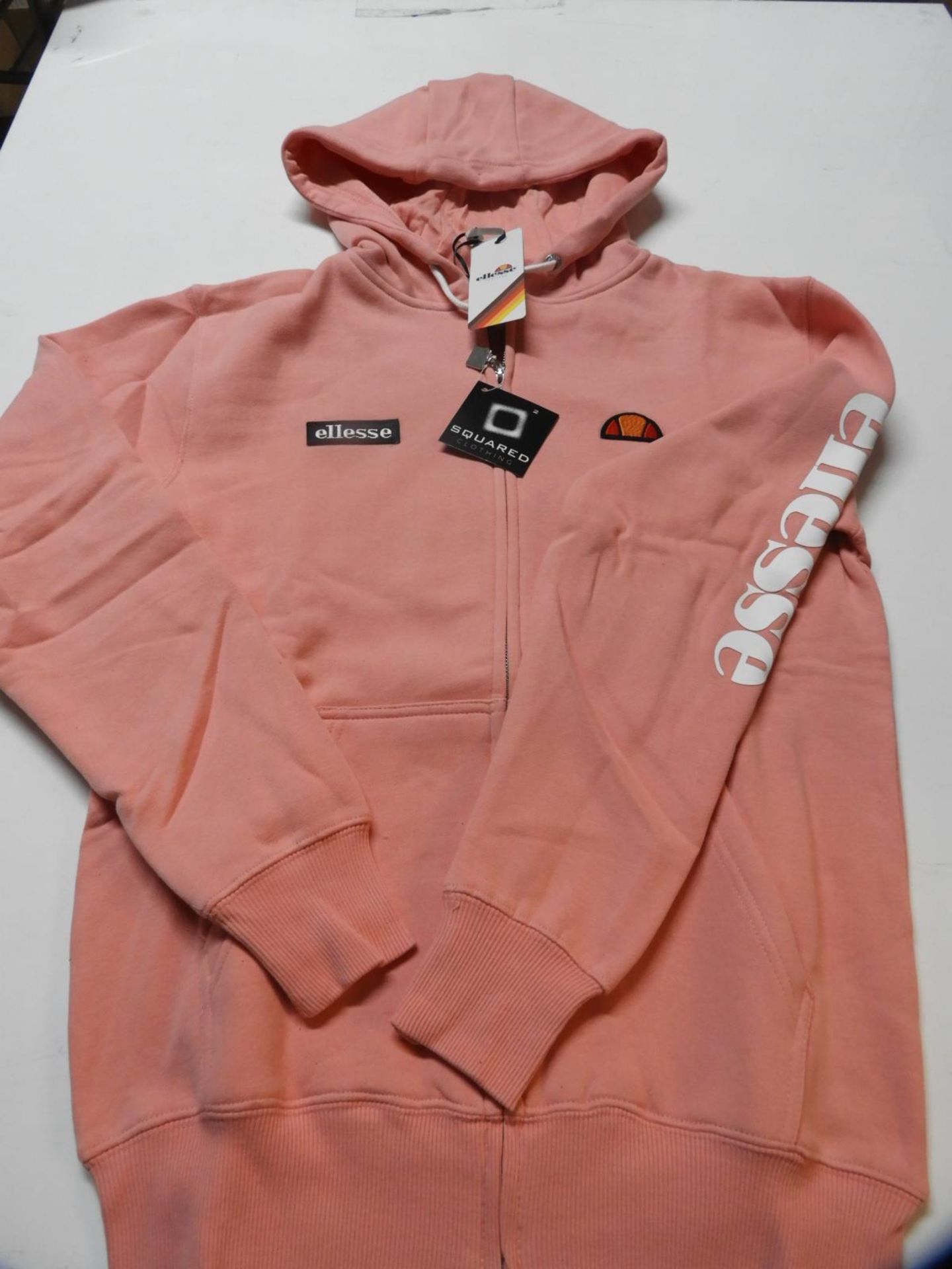 *Ellesse Hooded Top (Pink) Size: 10