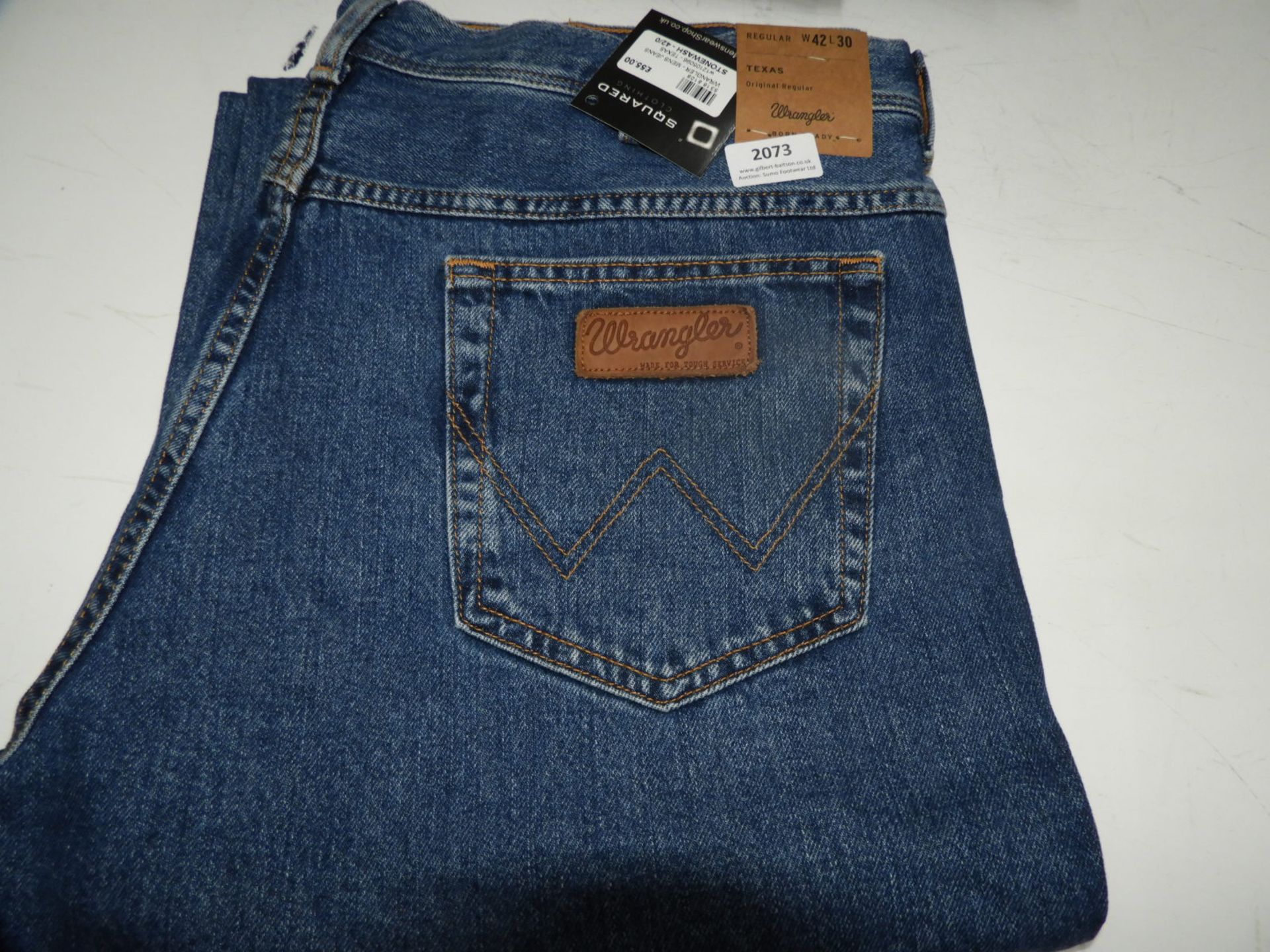 *Wrangler Texas Original Straight Denim Jeans Size