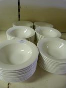 Sixty White Bowls