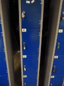 Four Compartment Metal Locker