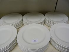 Sixty White Dinner Plates
