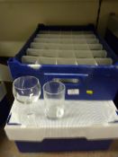 Box of 35 Wine Glasses and a Box of 24 Glass Tumbl