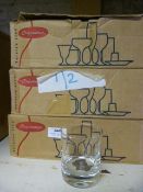 Three Boxes of 12 240cc Glass Tumblers