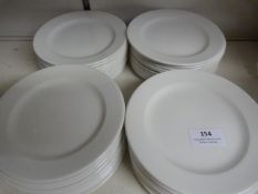 Forty White Side Plates