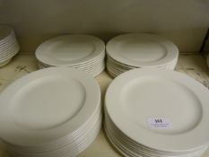 Forty White Side Plates