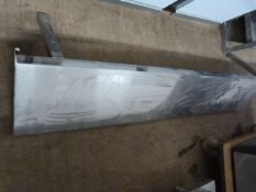 Stainless Steel Shelf with Brackets 148x30cm