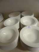 Sixty White Bowls