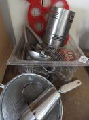 Assorted Kitchen Tools Including Chefs Rings, Ball