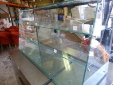 Glass Display Cabinet 90cm Long