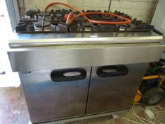 Lincat Six Ring LPG Gas Oven on Wheels