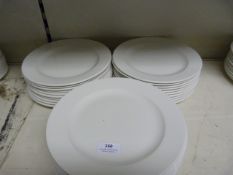 Thirty White Dinner Plates