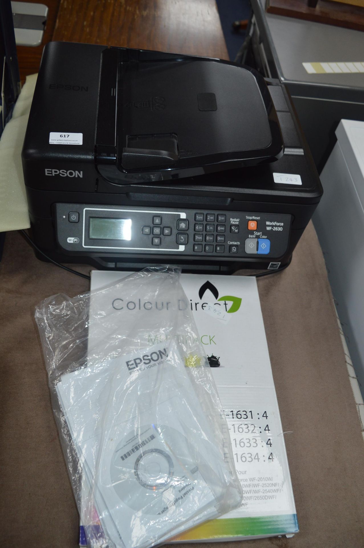 Epson Workforce Desktop Printer and Multipack of C