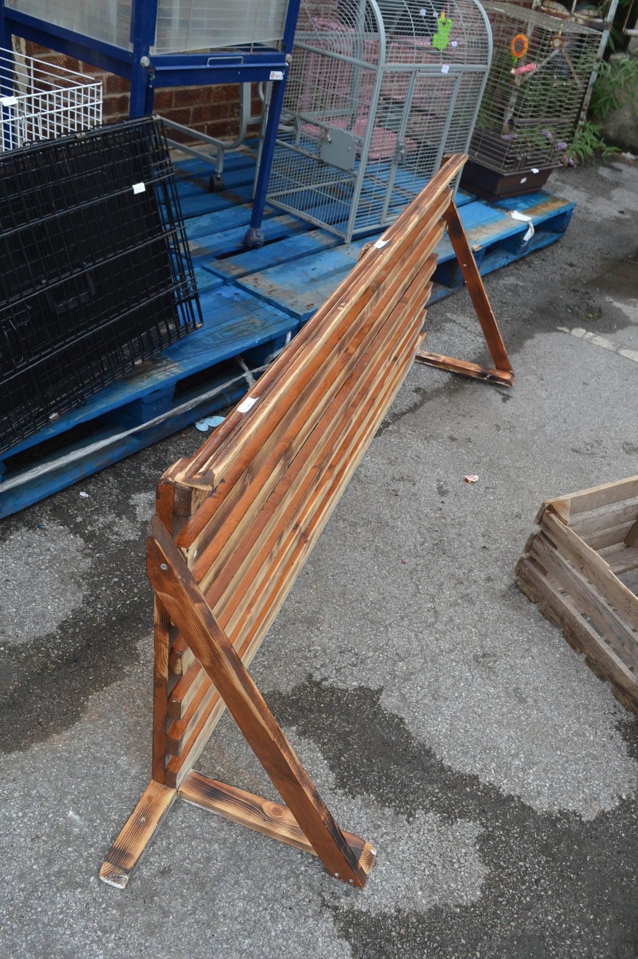 Pine Luggage Rack