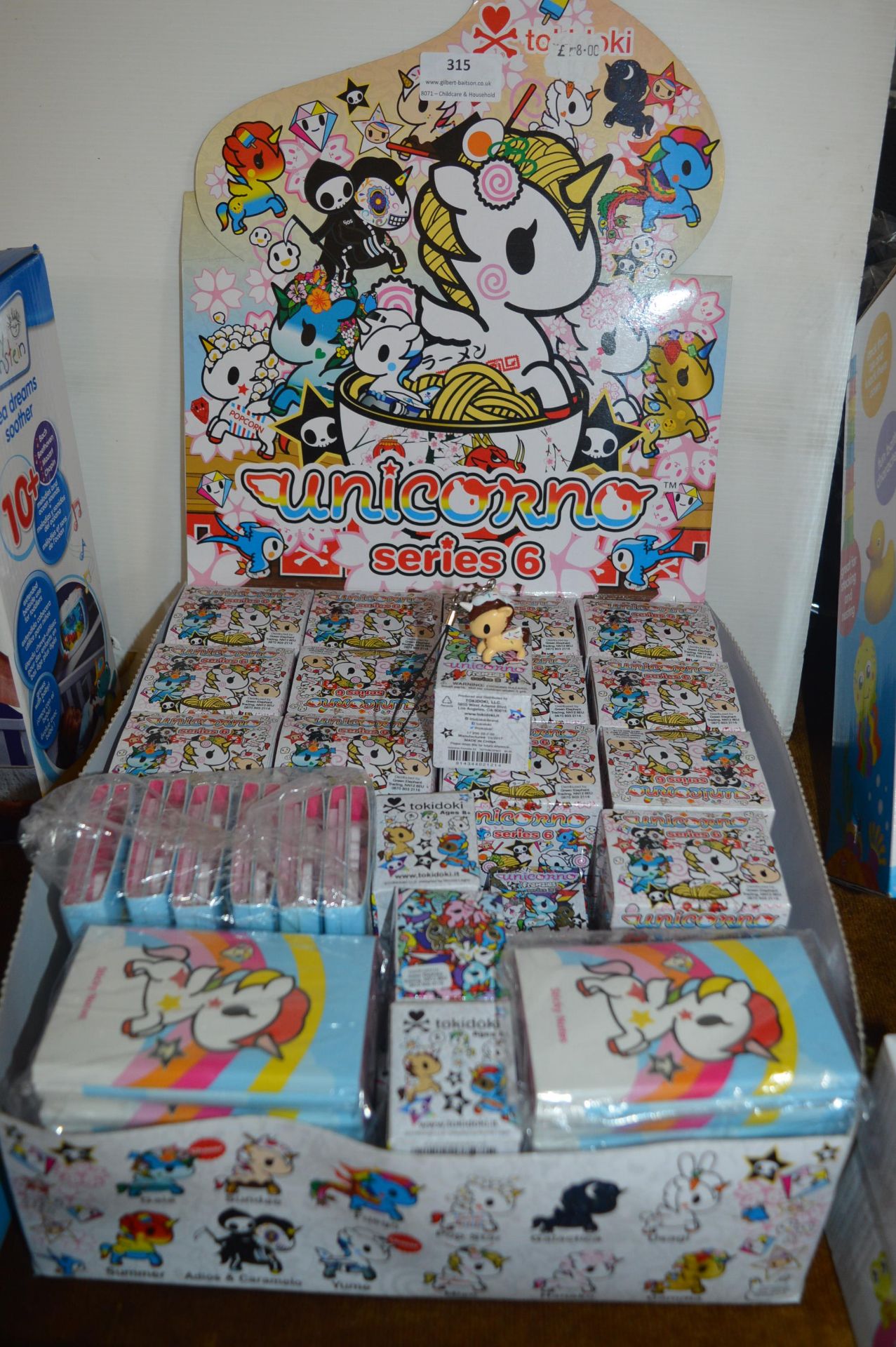 *Tokidoki Unicorno Point of Sale Display Box and C