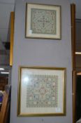 Pair of Framed Tapestries