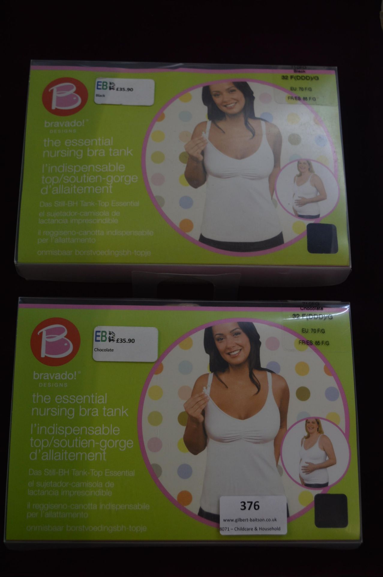 *Double Pack of Bravado Nursing Bra Tank Tops 32f