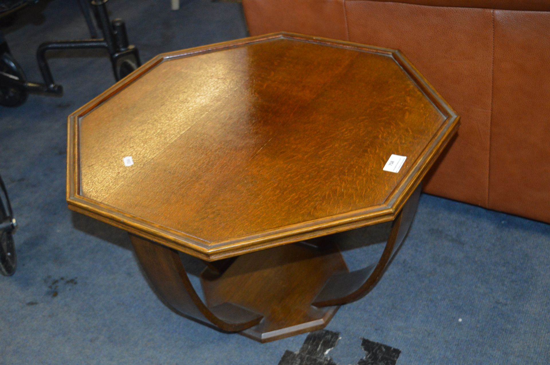 1930s Oak Octagonal Coffee Table