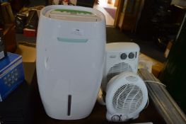 *Dehumidifier and Two Tabletop Fans