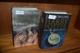 Two First Edition Harry Potter Books; Order of the