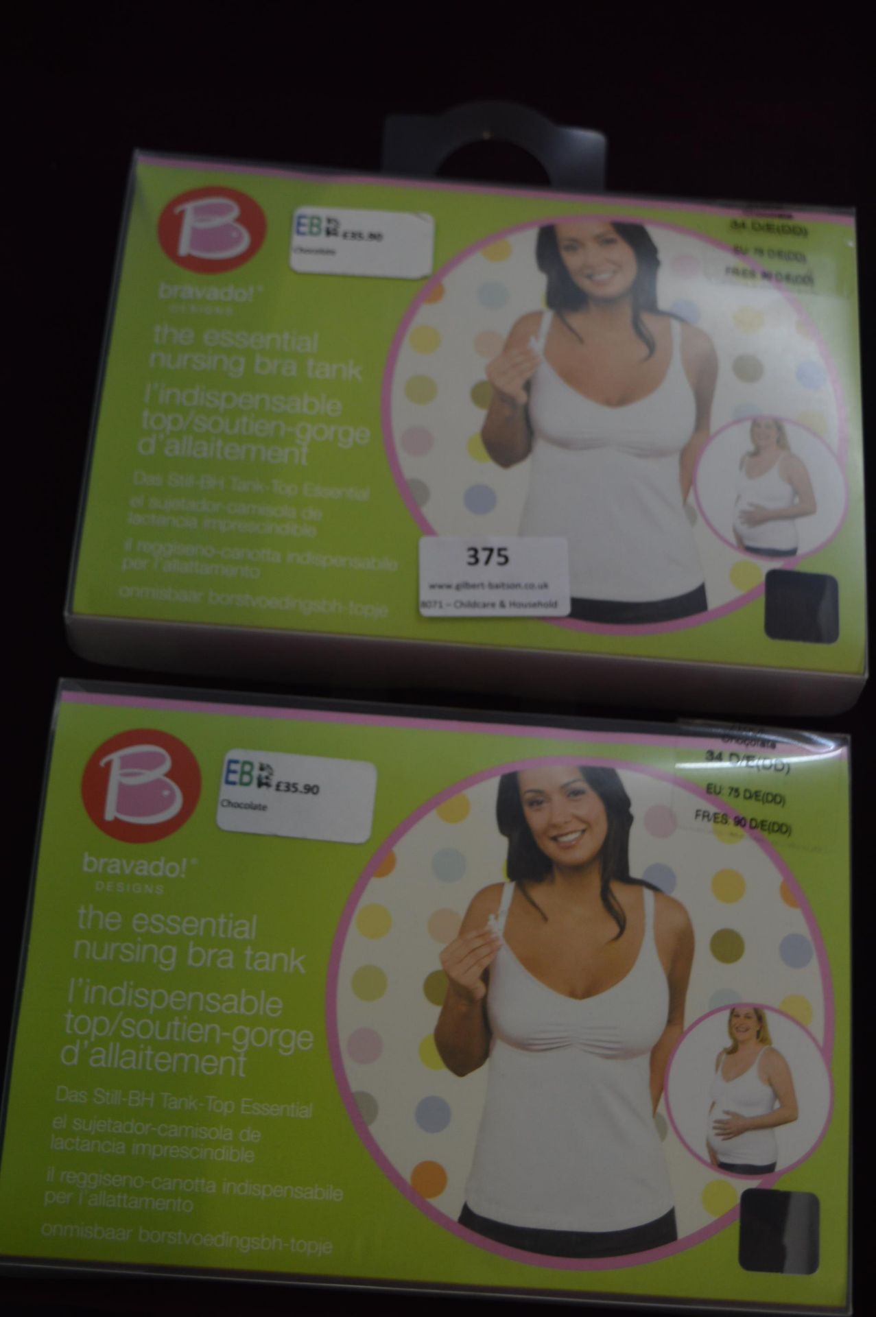 *Double Pack of Bravado Nursing Bra Tank Tops 34be