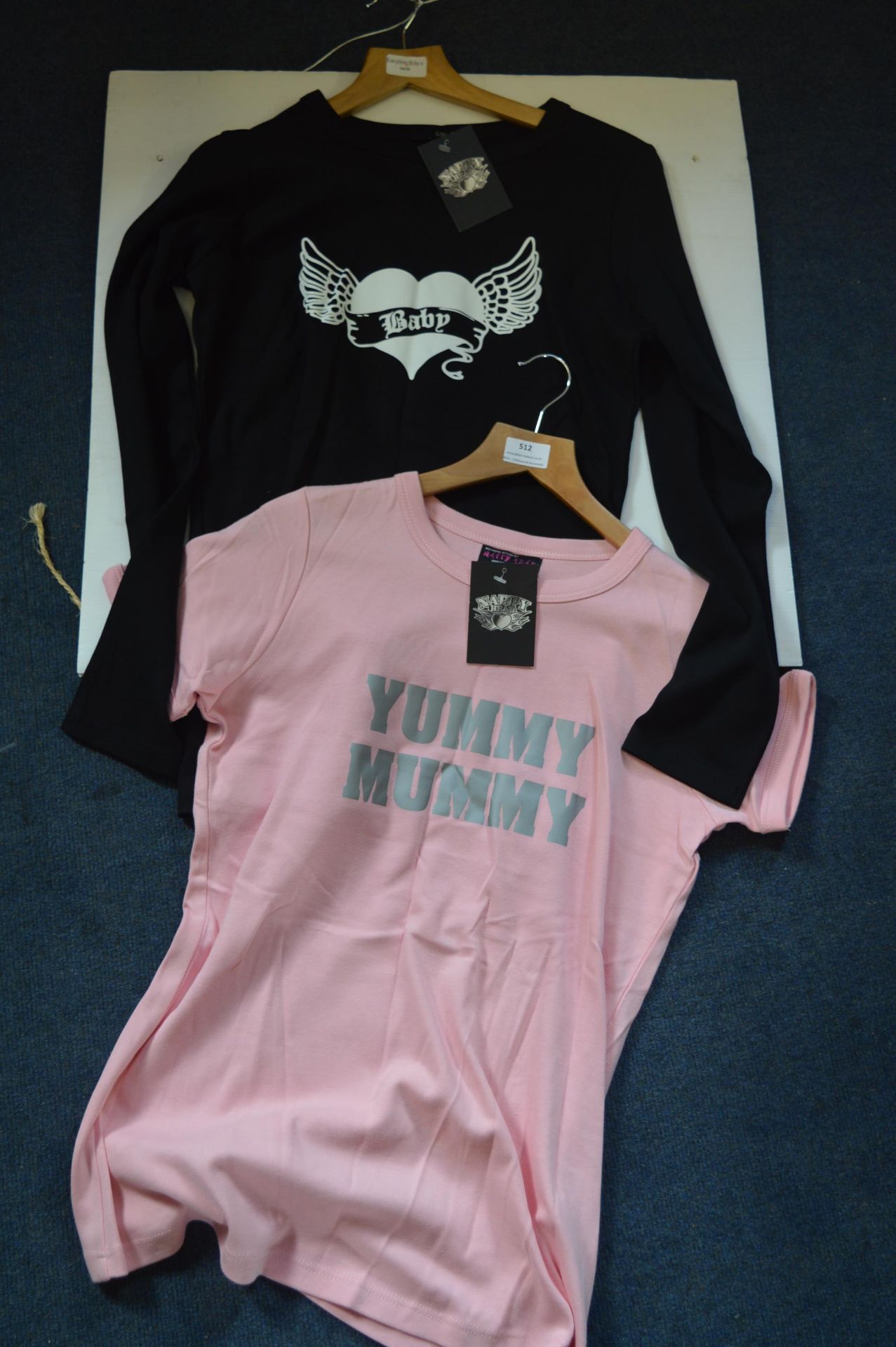 *Two T-Shirts Size: Small-Medium (Pink and Black)