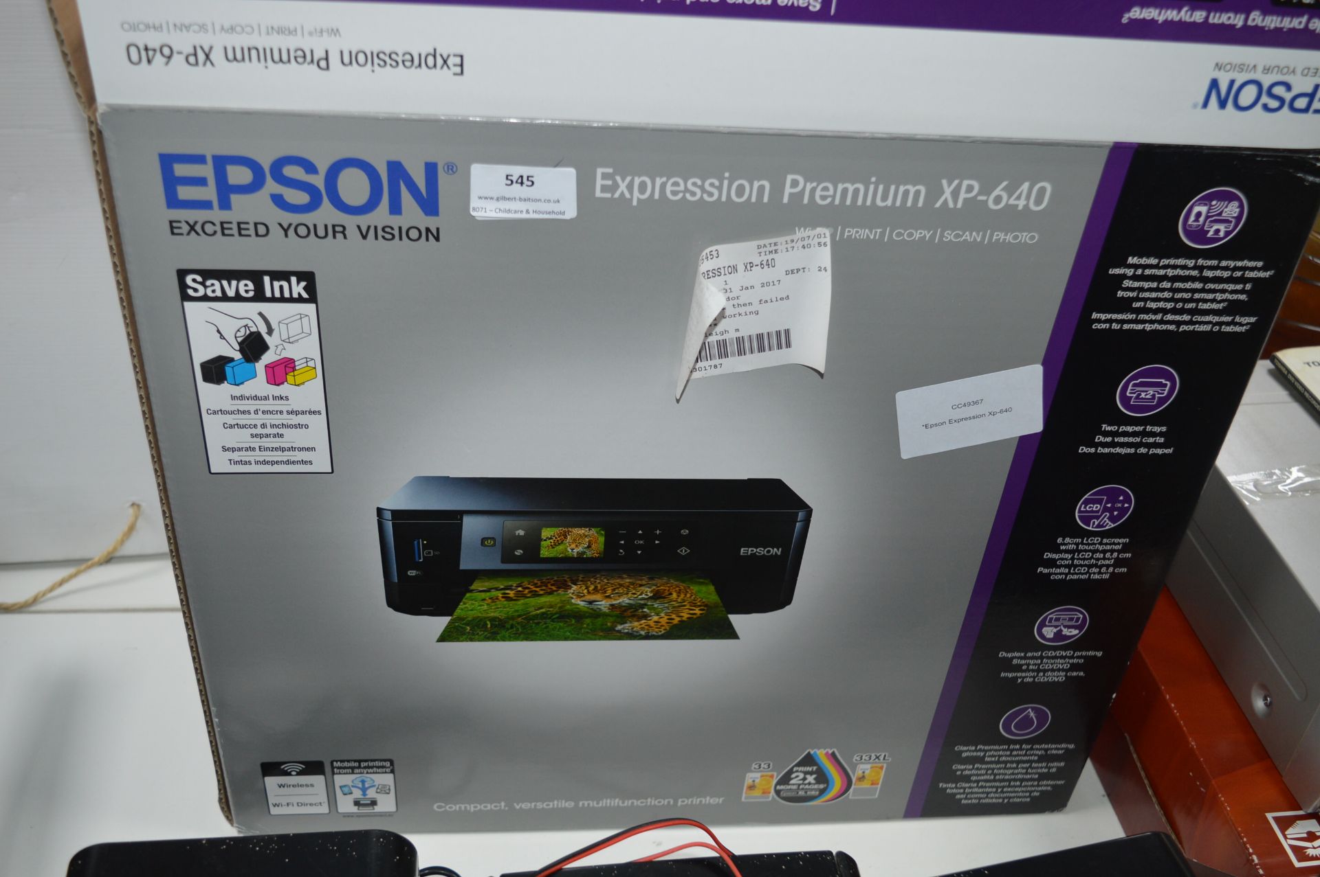 *Epson Expression XP640 Printer