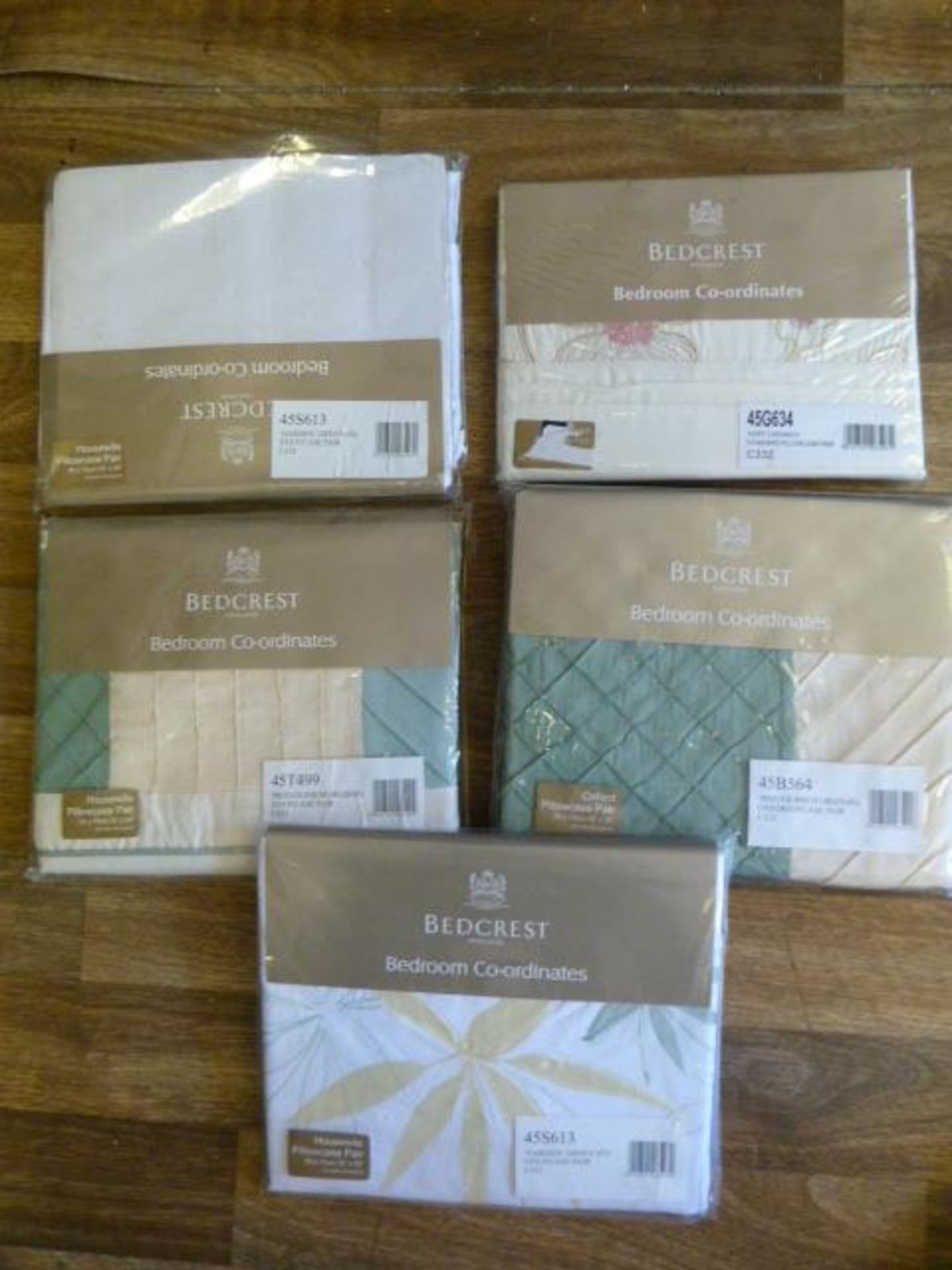 Five Pillowcase Sets