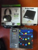 Recon 50X Headset, Salters Scales, and 25 Globe L