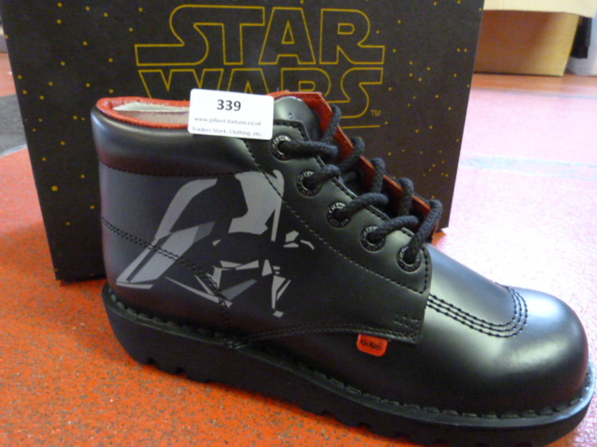 *Kickers Darth Vader Leather Boots Size: 41