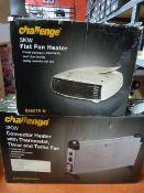 Convector Heater and a Flat Fan Heater