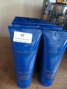 *Twelve Tubes of Pour Lui Hair & Body Wash