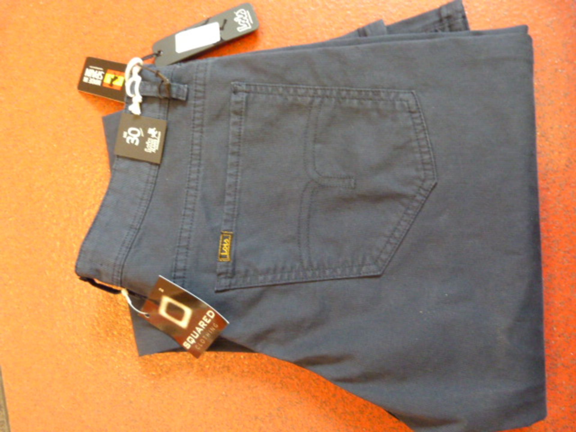 *Lois Chino Style Trousers (Navy Blue) Size: 30/30