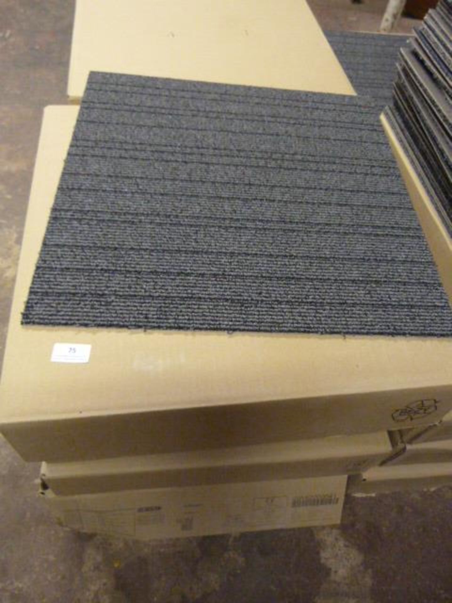 Four Boxes (5x5m Each) of Carpet Tiles Colour: 950