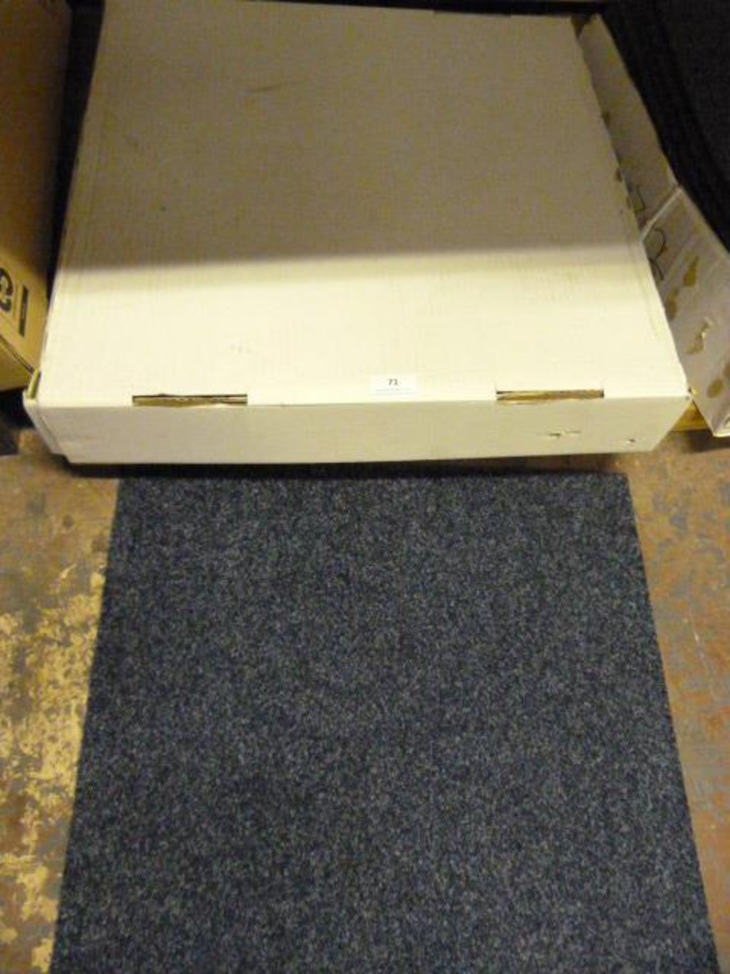 Box (5x5m Total) of Blue Carpet Tiles