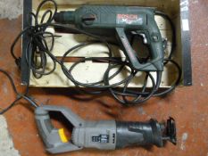 Bosch Hammer Drill, and a Titan Reciprocating Saw