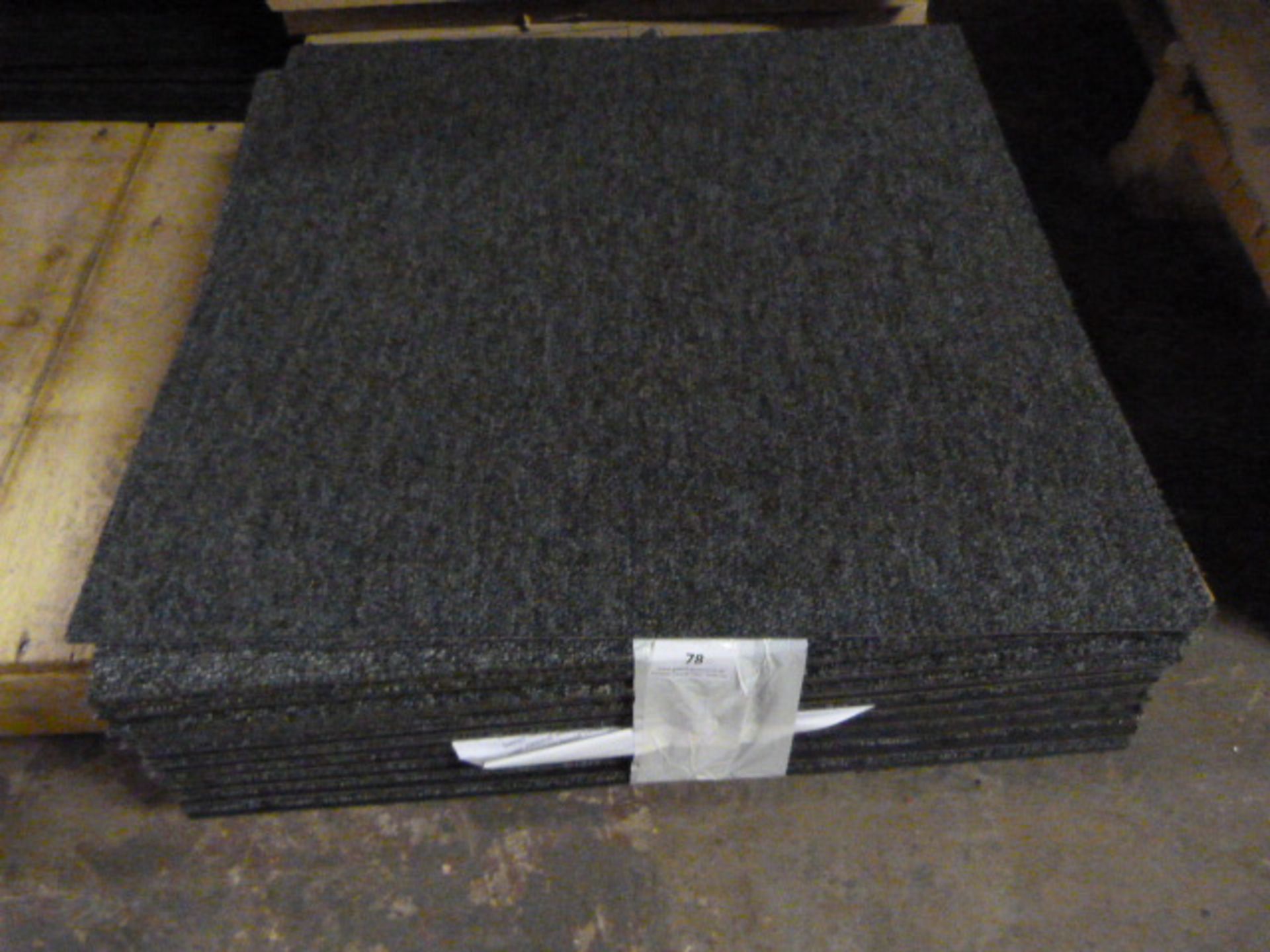 Twenty Loose Grey Carpet Tiles (5x5m Total)