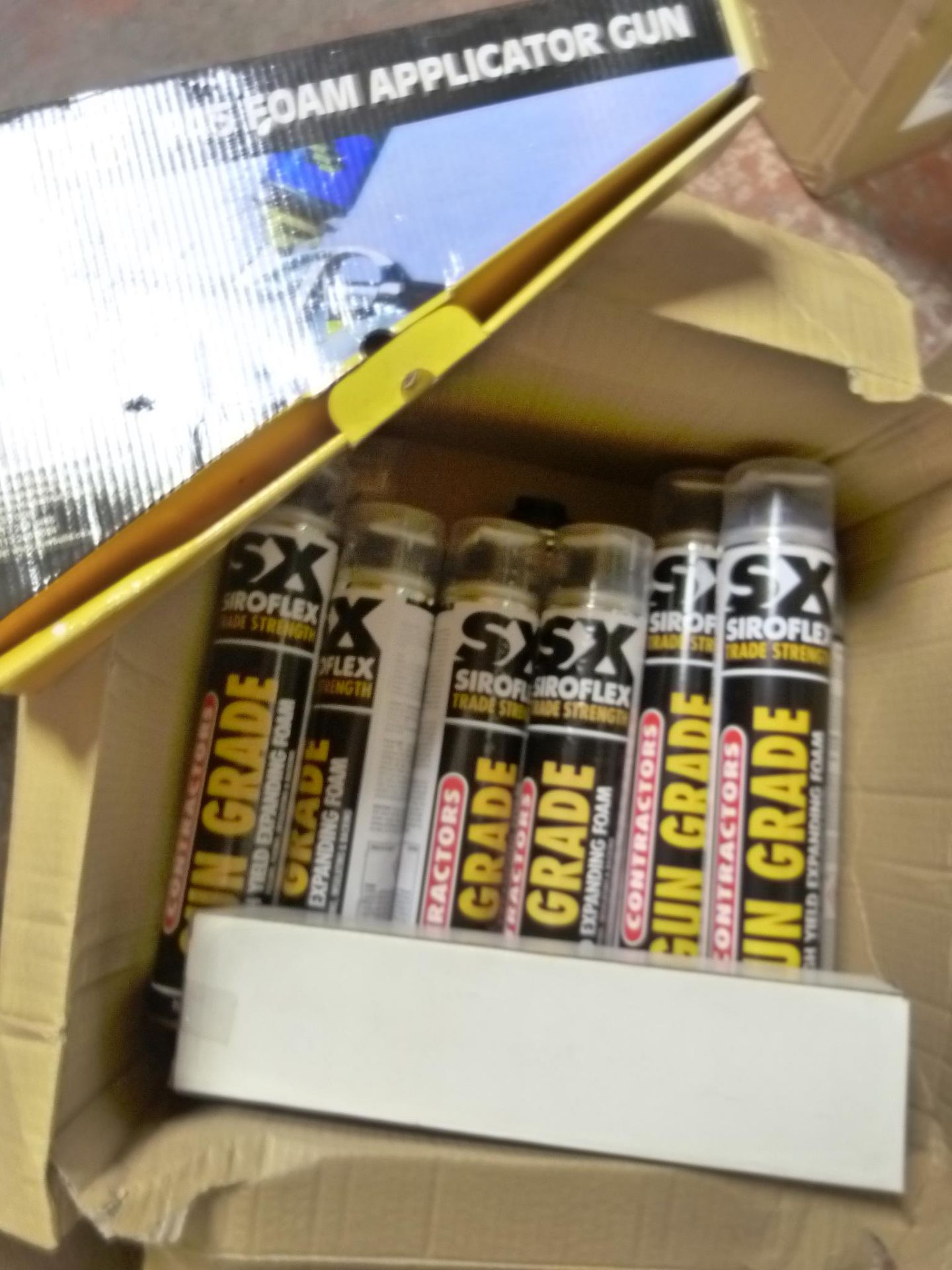 Box of SX Siroflex Expanding Foam with Applicator