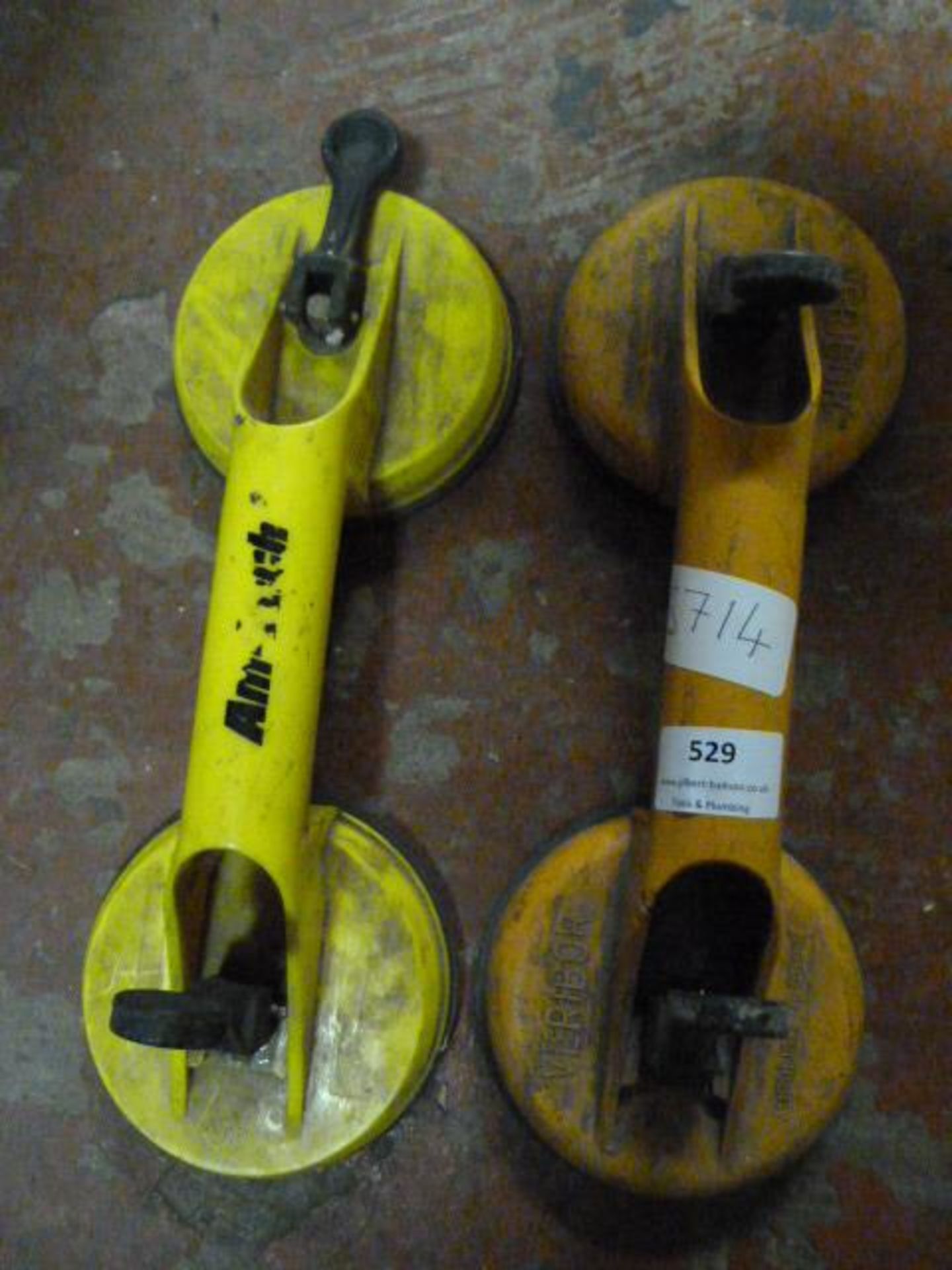 Pair of Glass Carrying Clamps