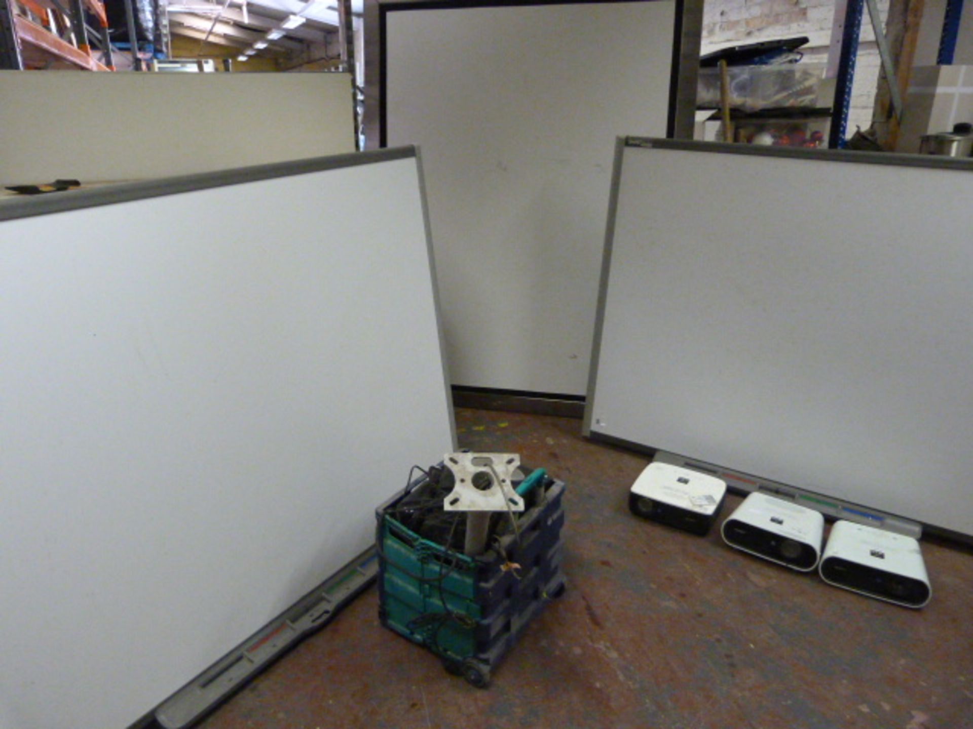 Two Smart Boards, Large Screen/Whiteboard, Three S