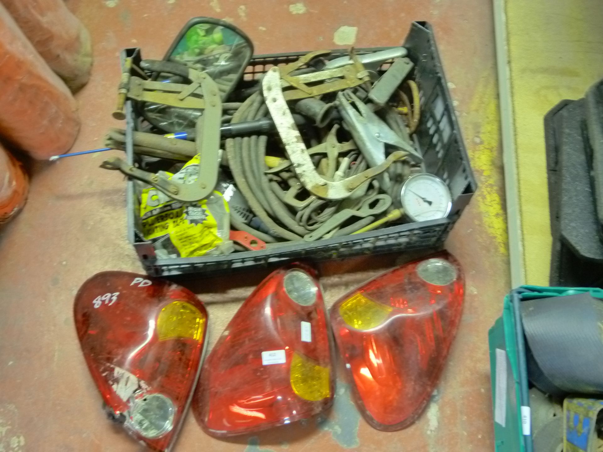 Box of Assorted Tools, etc.