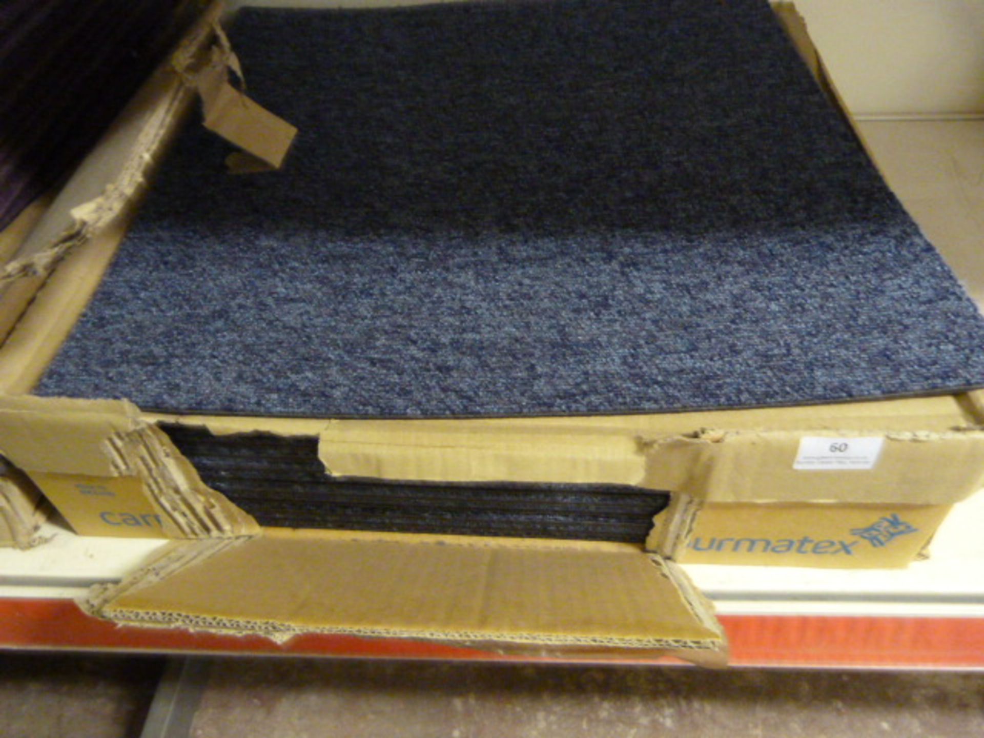 Box (5x5m Total) of Ados Blue Carpet Tiles