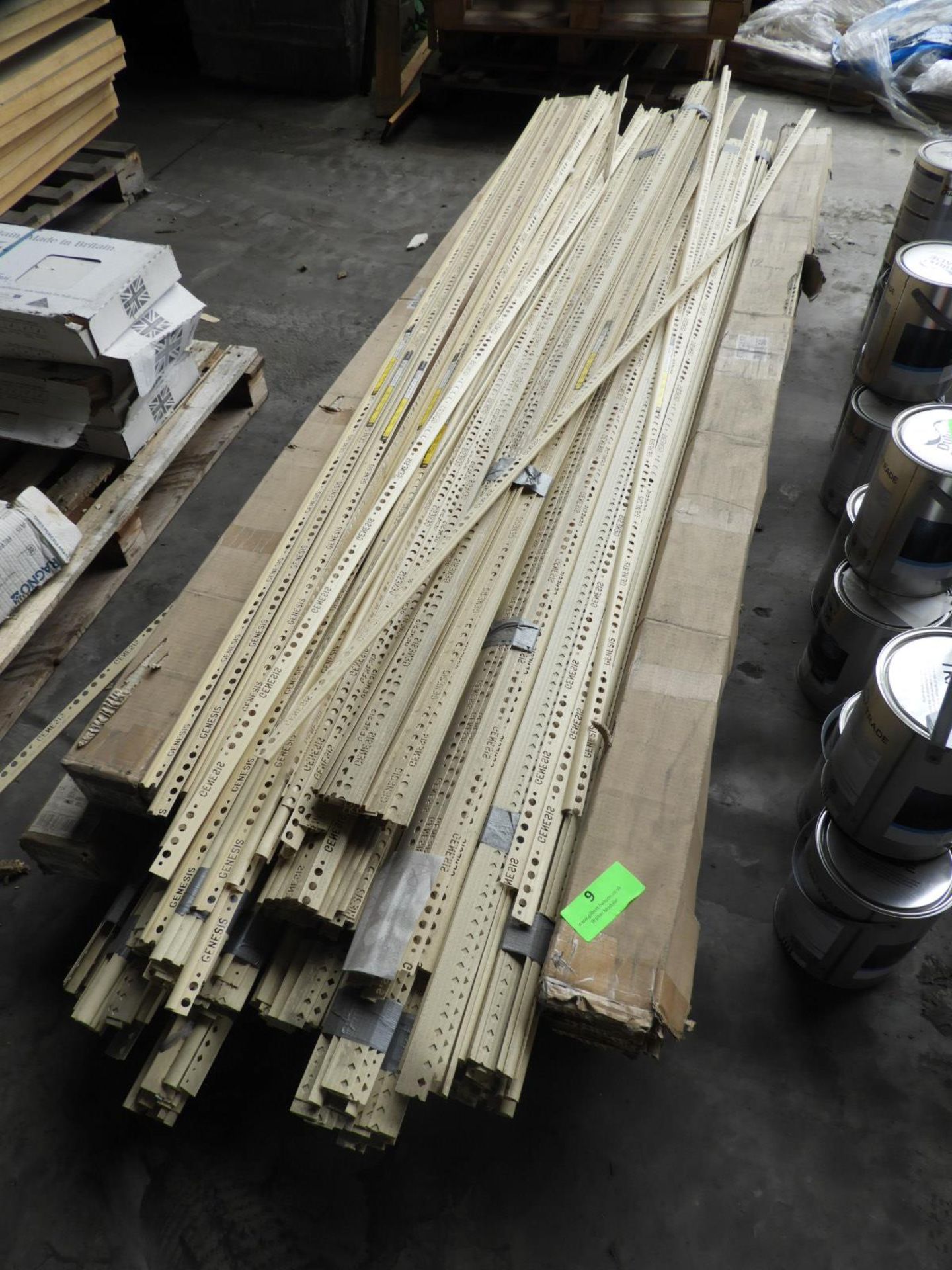 *Pallet Containing ~348 Lengths of Ivory Tile Edging - Image 2 of 2