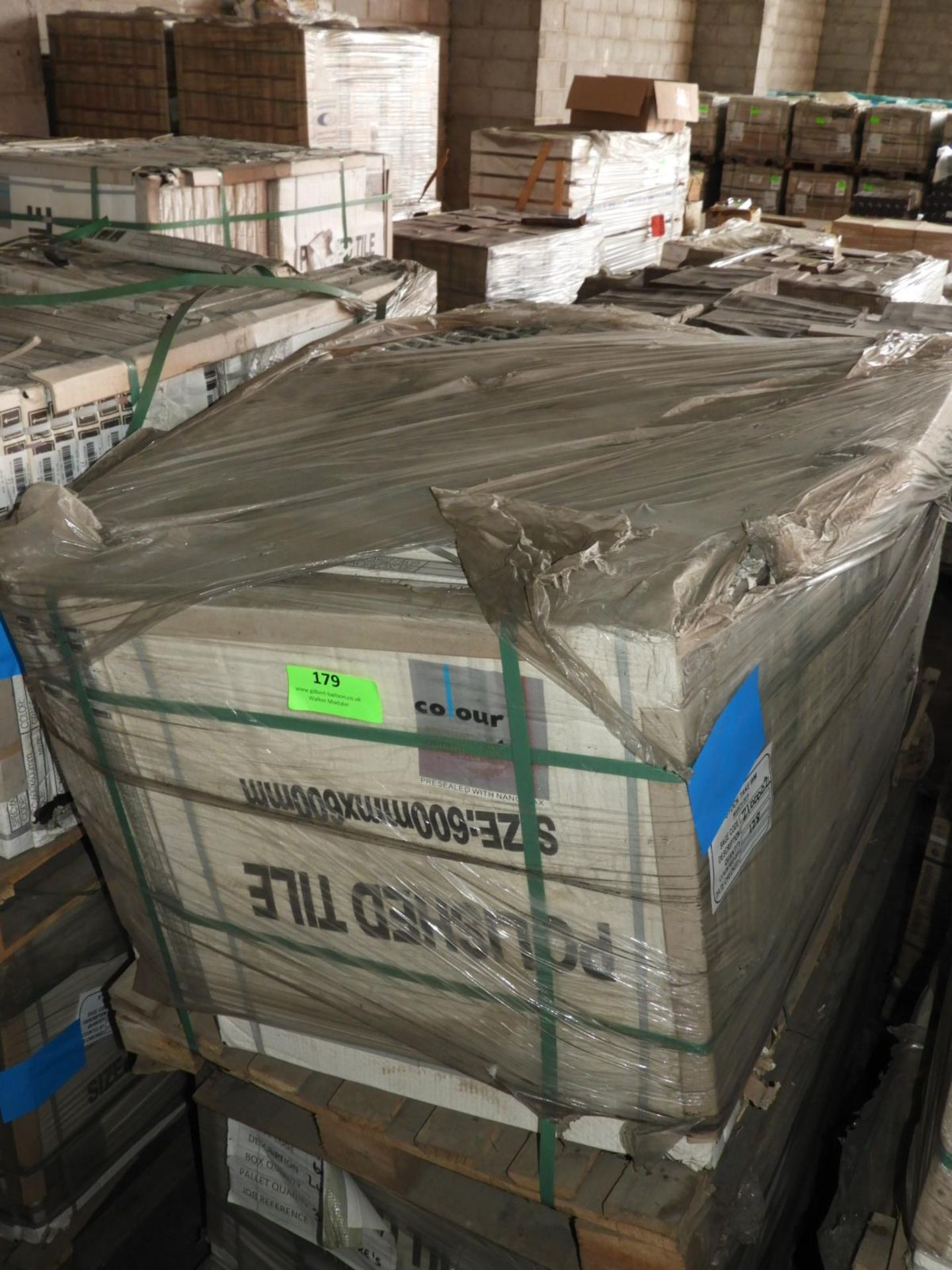 *Pallet Containing ~128 "Lindos Ivory" Polished Floor Tiles 600x600mm - Image 2 of 2