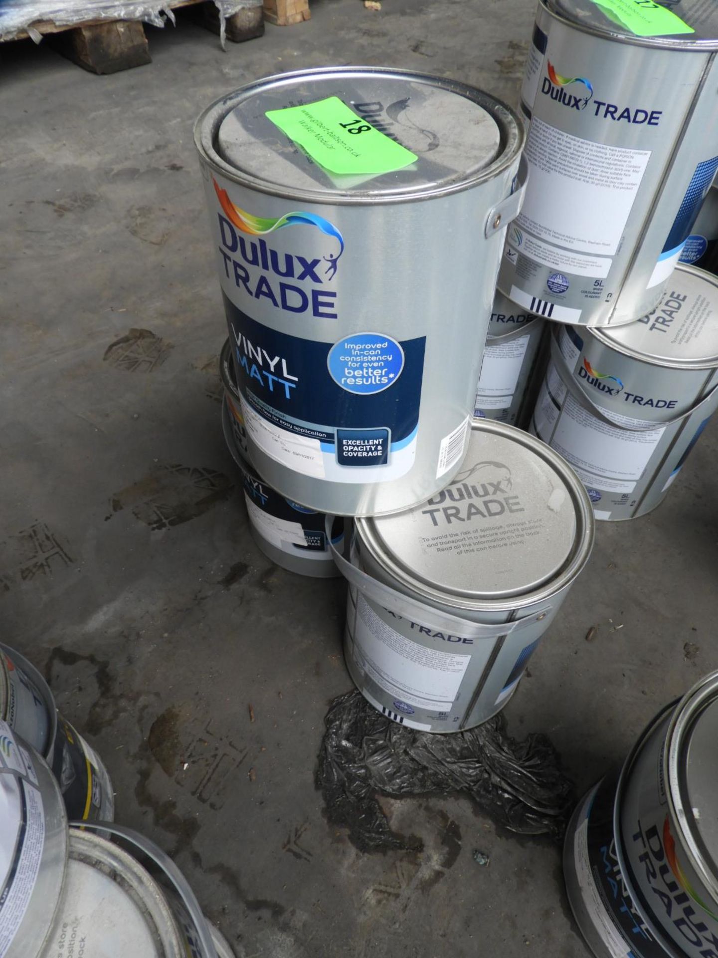 *3x 5L of Dulux Trade Vinyl Matt Emulsion "Blue Circle" - Image 2 of 2